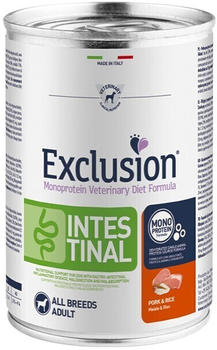 Exclusion Dog Intestinal All Breeds Adult Pork & Rice (400g)