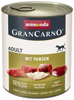 Animonda GranCarno Adult mit Pansen Hunde-Nassfutter 800g Animonda GranCarno Adult mit Pansen Hunde-Nassfutter 800g