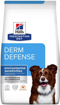 Hill's Prescription Diet Canine Derm Defense Skin Care mit Huhn Trockenfutter 1,5kg