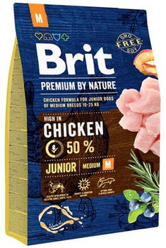 Brit Premium by Nature Junior Medium Hunde-Trockenfutter 3kg