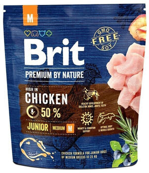 Brit Premium by Nature Junior Medium Hunde-Trockenfutter 1kg