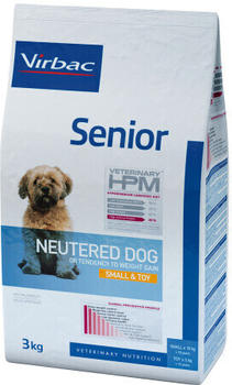 Virbac Veterinary HPM Senior Neutered Dog Small & Toy (3 kg)