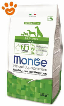 Monge Speciality Line Adult All Breeds Rabbit, Rice & Potato 2,5 KG