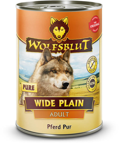 Wolfsblut Wide Plain Adult Pferd Pur Hunde-Nassfutter 395g