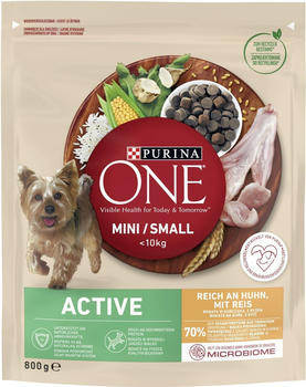 Purina ONE Active Mini/Small <10kg Adult Reich an Huhn Trocken 800g