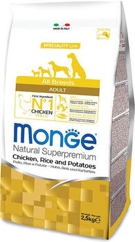 Monge All Breeds Adult Chicken, Rice and Potatoes (2,5 Kg)