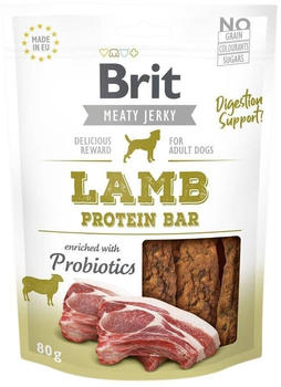 Brit Meaty Jerky lamb protein bar 80g