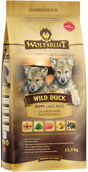 Wolfsblut Wild Duck Large Breed Puppy Trockenfutter 12,5kg