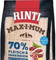 Rinti Max-i-Mum Ente 800g | Getreidefreies Trockenfutter f&uuml;r Hunde | Hoher