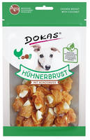 Dokas Dog H&uuml;hnerbrust mit Kokos f&uuml;r Hunde - 9 x 60g