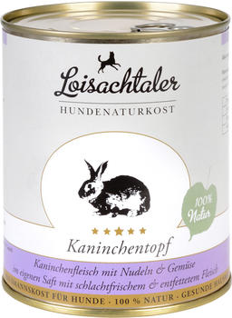 Loisachtaler Kaninchentopf Hund Nassfutter 400g