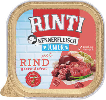 Rinti Kennerfleisch Junior Hund Nassfutter Huhn 300g