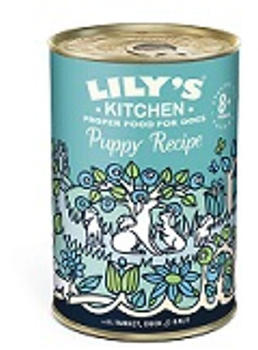 Lily's Kitchen Puppy Recipe Hund Nassfutter Turkey & Duck 400g