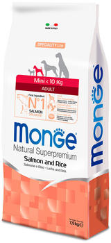 Monge Speciality Line Mini Adult Salmon & Rice 7,5 KG.