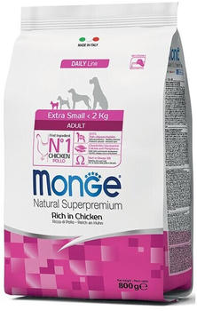 Monge Daily Line Extra Small Adult with Chicken 3 kg