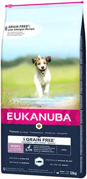 Eukanuba Grain Free Small/Medium Puppy Dry food ocean fish 12kg Eukanuba Grain Free Small/Medium Puppy Dry food ocean fish 12kg