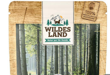 Wildes Land Classic Adult Hund Nassfutter Wild mit Kürbis, Preiselbeeren, Wildkräutern und Distelöl 150g