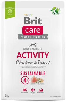 Brit Care Dog Sustainable Activity Trockenfutter Chicken & Insect 3kg