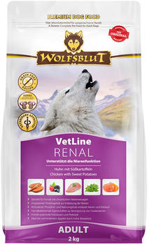 Wolfsblut VetLine Renal Hund Trockenfutter Huhn Süßkartoffeln 2kg