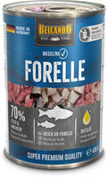 Baseline Forelle | Nassfutter f&uuml;r Hunde | 6 x 400g | Rezeptur ohne Getreide