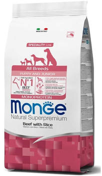 Monge Speciality Line Puppy & Junior All Breeds Beef & Rice 2,5 kg.