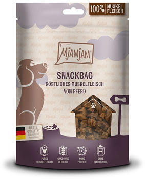 MjAMjAM Snackbag Hund köstliches Muskelfleisch vom Pferd 100g