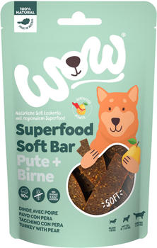 WOW Superfood Soft Bar Hund Pute + Birne 150g