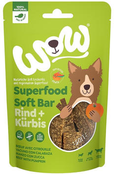 WOW Superfood Soft Bar Hund Rind + Kürbis 150g