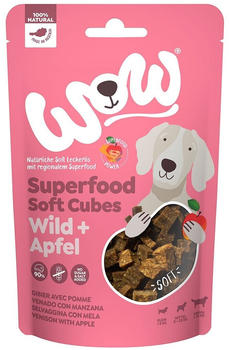 WOW Superfood Soft Cubes Hund Wild + Apfel 150g