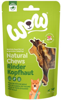 WOW Natural Chews Hund Rinderkopfhaut 350g