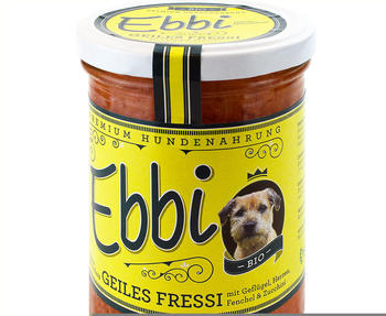 Wuff & Mau Ebbi Biogeiles Fressi Hundefutter 400g