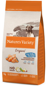 Nature's Variety Original No Grain Mini Adult salmon 7kg