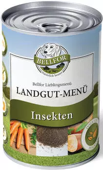 Bellfor Landgut-Menü Hunde-Nassfutter Insekten 400g