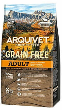 Arquivet Dog grain free adult turkey with vegetables 2 kg