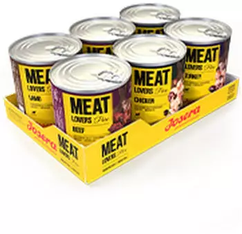 Josera Meat Lovers Pure Multipack Hund Nassfutter 4 Sorten 6x800g