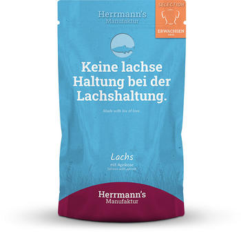 Herrmann's Selection Adult Hund Nassfutter Lachs mit Aprikose 150g