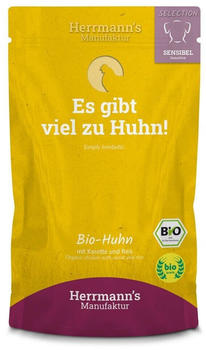 Herrmann's Selection Sensible Hund Nassfutter Bio Huhn mit Karotte und Reis 150g