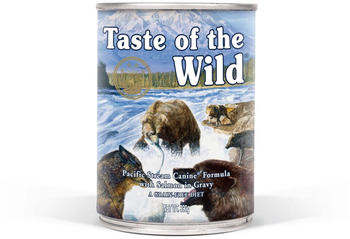 Taste of the Wild Pacific Stream Grain Free Canine Recipe with Salmon in Gravy (390 g)