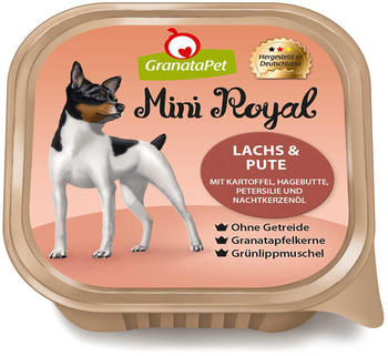 GranataPet Mini Royal Hunde-Nassfutter Lachs & Pute 150g