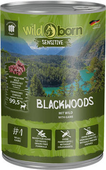 Wildborn Blackwoods Hund Trockenfutter mit Kaninchen, Wildschwein, Rentier & Süsskartoffel 400g