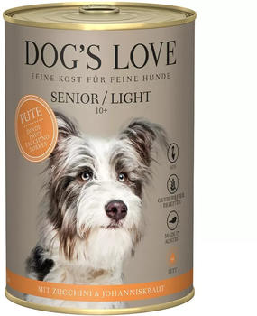 Dog's Love Senior Pute Light mit Zucchini und Johanniskraut 800g