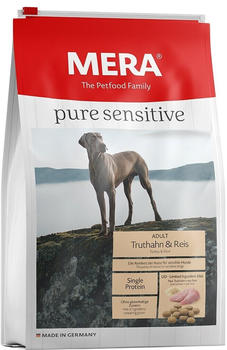 MERA Pure Sensitive Adult Hunde-Trockenfutter Truthahn & Reis 1kg