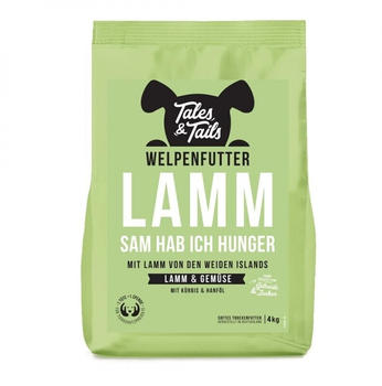 Tales & Tails LAMMsam Hab Ich Hunger Welpen Trockenfutter mit Lamm & Gemüse 4kg