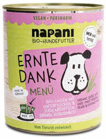 Bio Men&uuml; f&uuml;r Hunde Ernte Dank mit Linsen und Haferflocken... 800 g