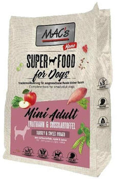 MAC's Mono Mini Adult Hunde Trockenfutter Truthahn & Süsskartoffel 7kg