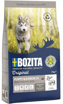 Bozita Original Puppy & Junior XL Hunde Trockenfutter mit Lamm 3kg
