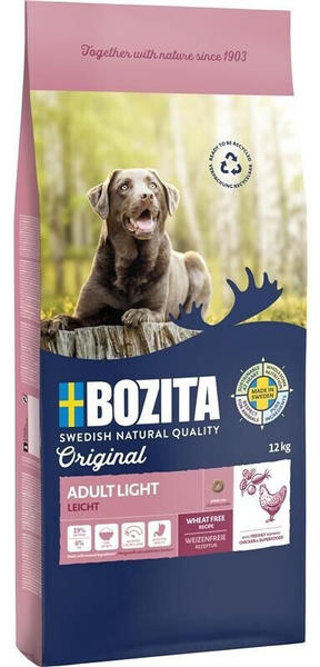 Bozita Original Adult Light Hunde Trockenfutter Weizenfrei 12kg
