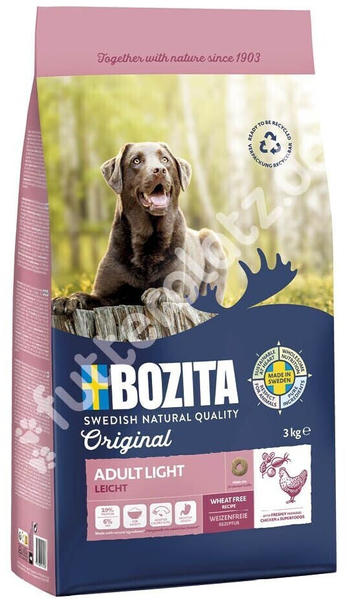Bozita Original Adult Light Hunde Trockenfutter Weizenfrei 3kg