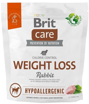 Brit Care Weight Loss Hypoallergenic Hunde Trockenfutter Kaninchen 1kg Brit Care Weight Loss Hypoallergenic Hunde Trockenfutter Kaninchen 1kg
