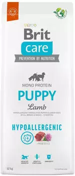 Brit Care Mono Protein Puppy Hypoallergenic Hunde Trockenfutter Lamm 12kg